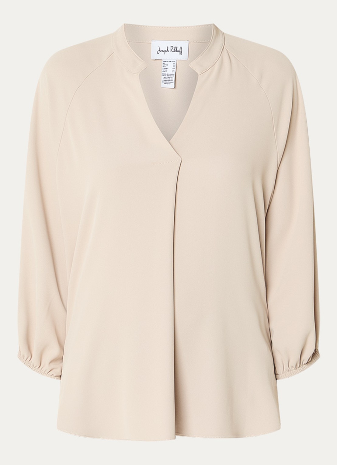 Joseph Ribkoff Tuniek met V-hals - voorkant 2 creme