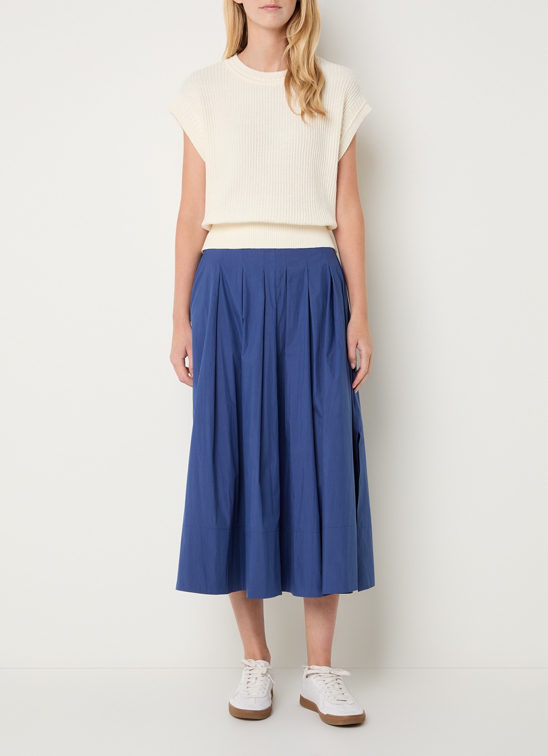 Josephine & Co Bailee grofgebreide spencer met stretch - voorkant 4 grijs