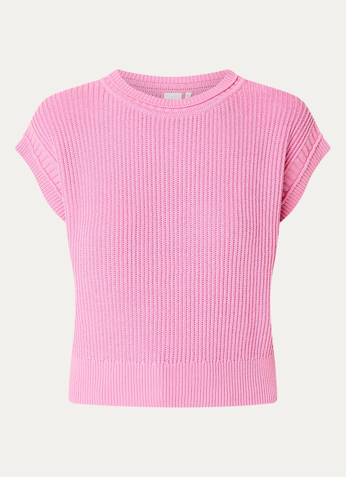 Josephine & Co Bailee grofgebreide spencer met stretch - voorkant 2 roze