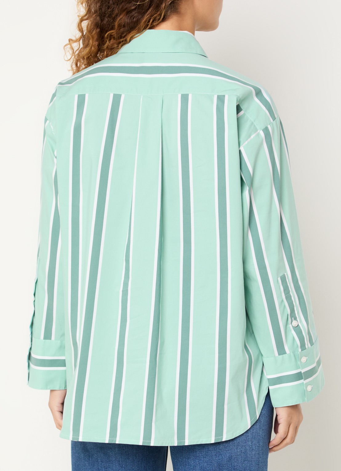 Josephine & Co Bastian blouse met streepprint - achterkant 4 mint