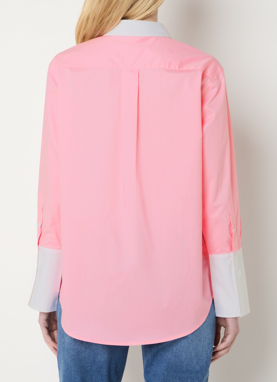 Josephine & Co Bax blouse met kraag - achterkant roze