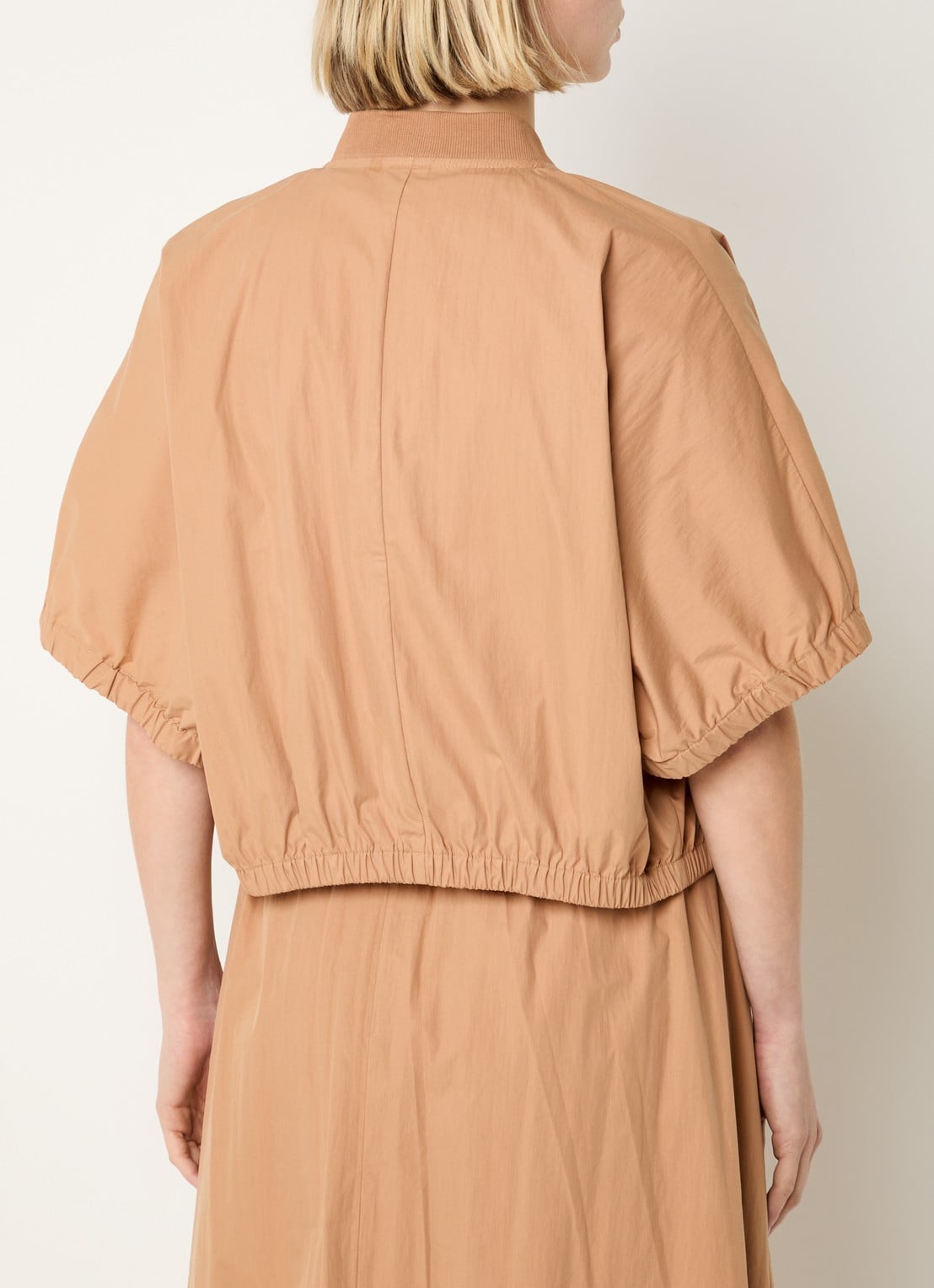 Josephine & Co Benedict cropped jack met vleermuismouw - achterkant 2 cognac