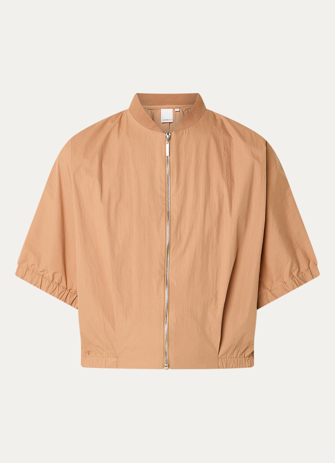 Josephine & Co Benedict cropped jack met vleermuismouw - voorkant 3 cognac