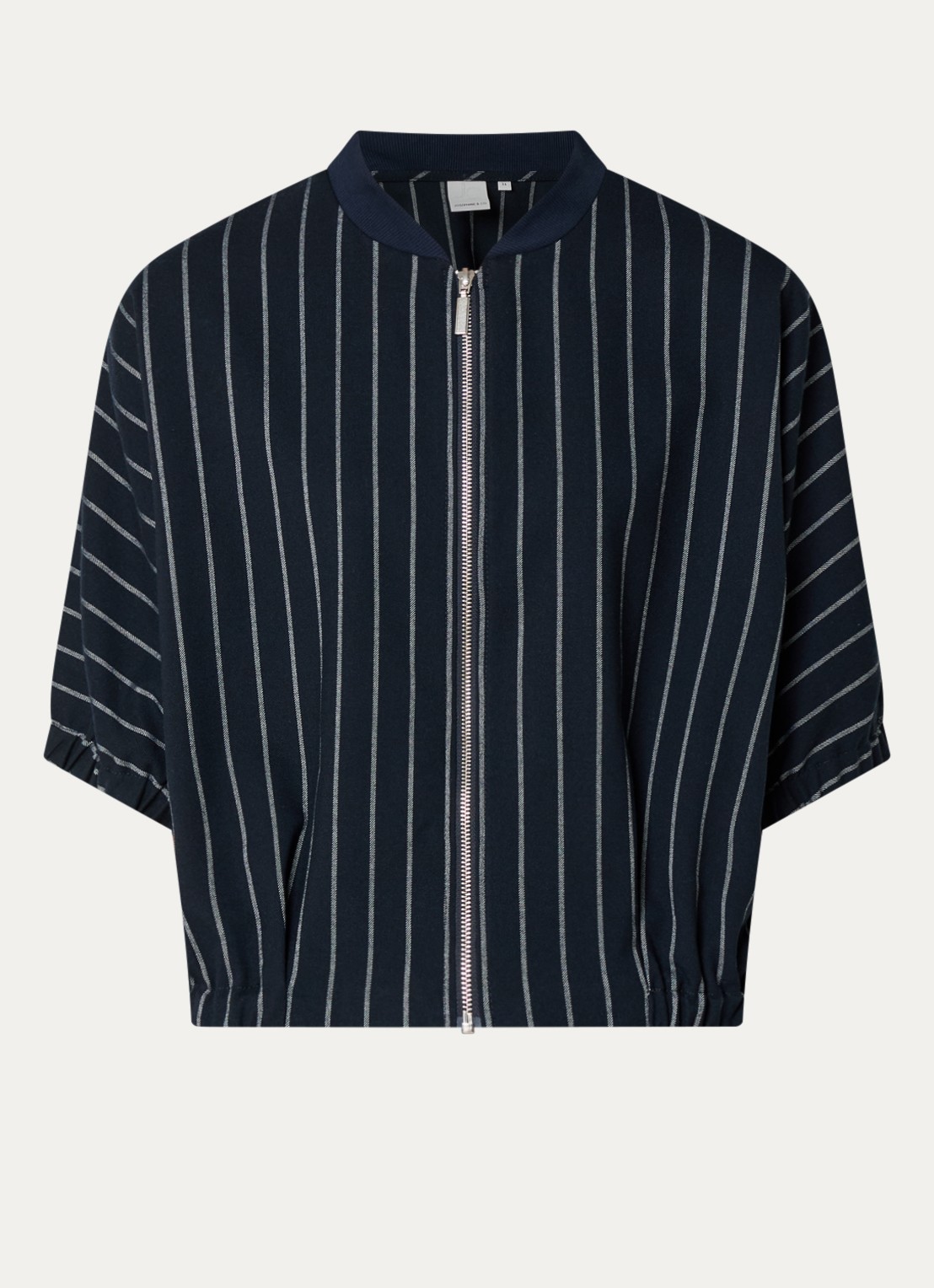 Josephine & Co Benedict jack met streepprint - voorkant 3 donkerblauw