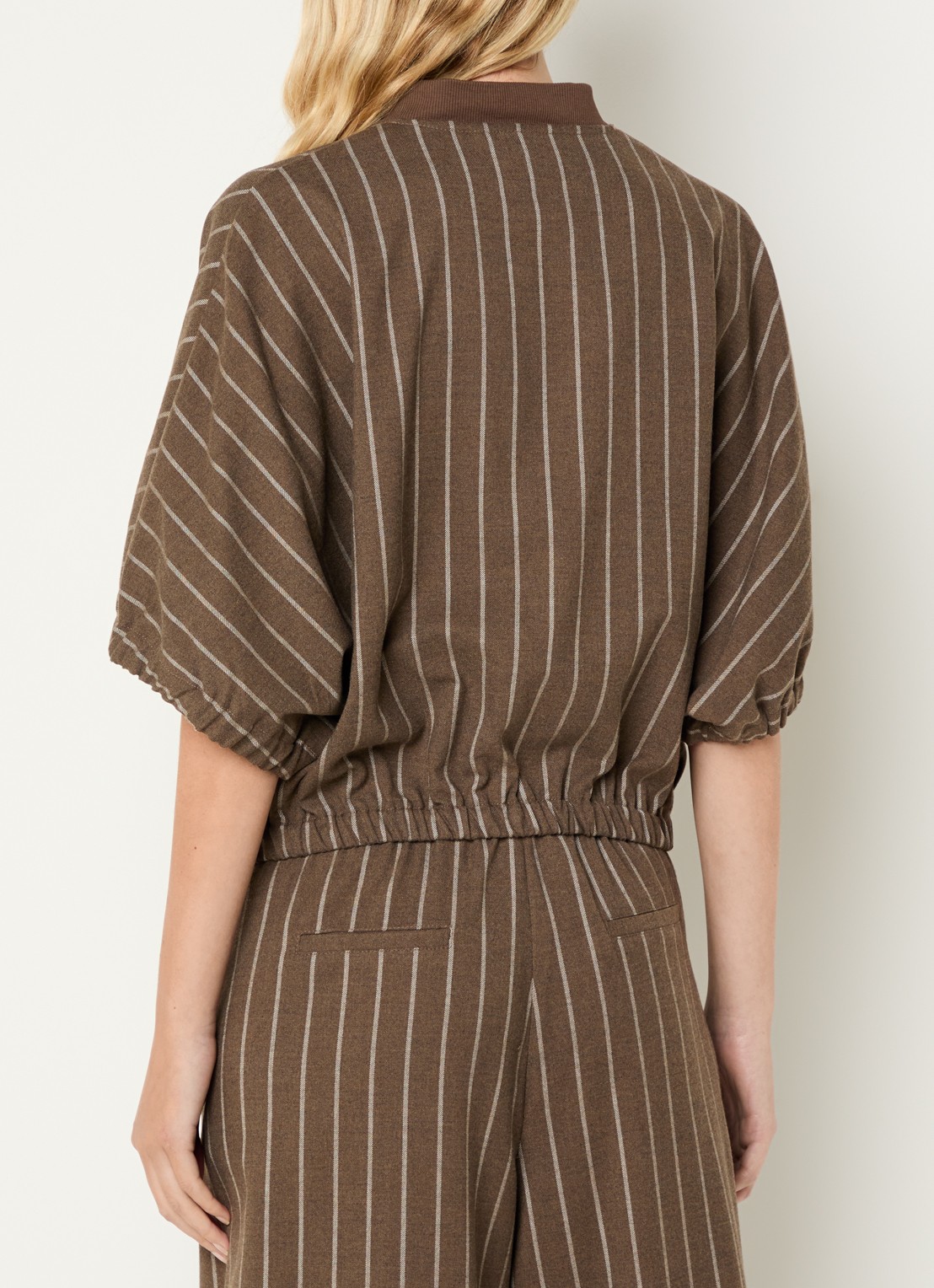 Josephine & Co Benedict jack met streepprint - achterkant bruin