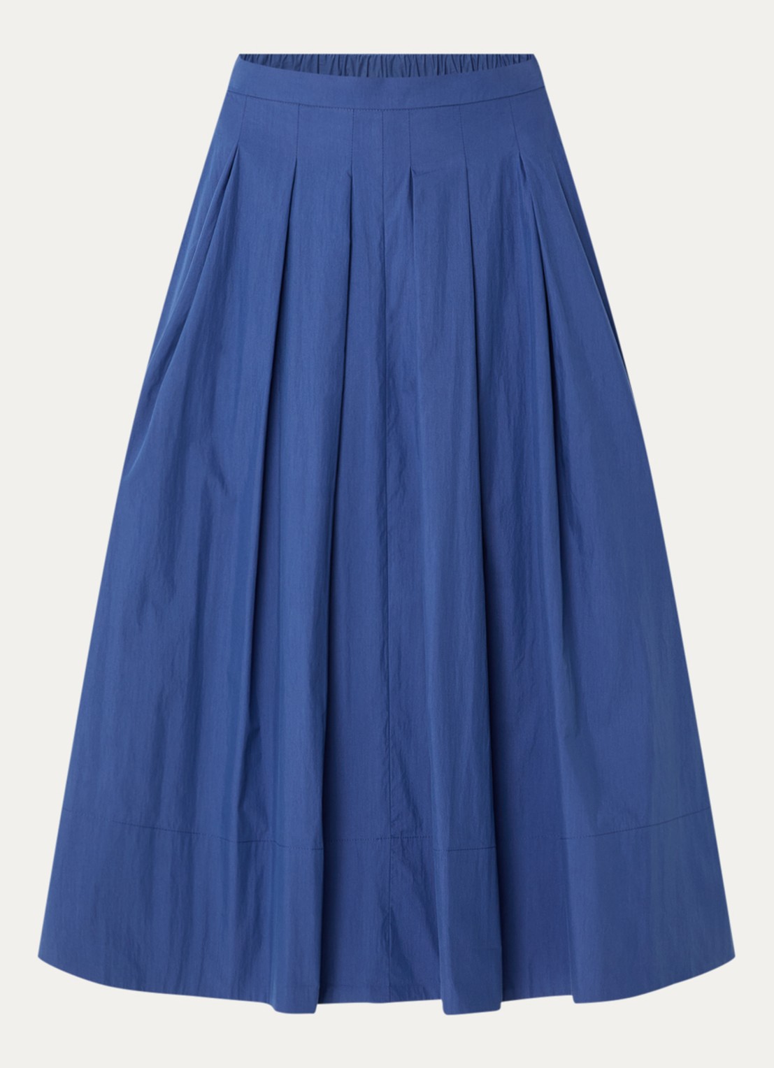 Josephine & Co Blume midi A-lijn rok  - voorkant 2 indigo