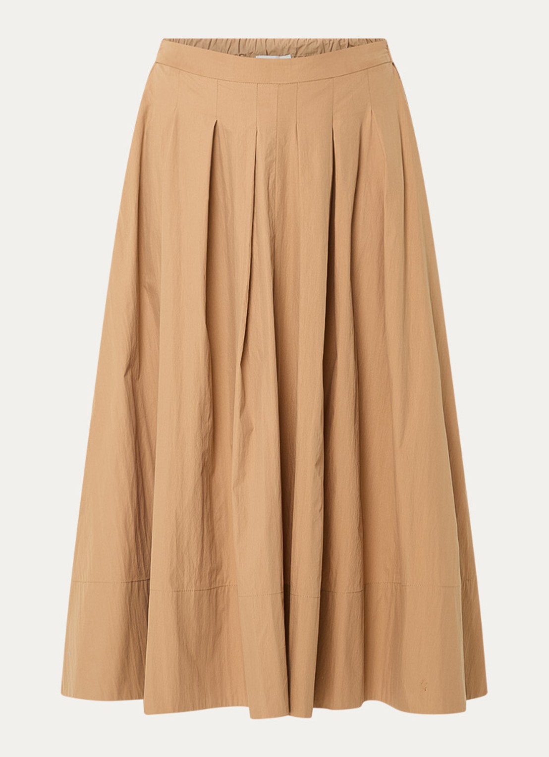Josephine & Co Blume midi A-lijn rok  - voorkant 3 cognac