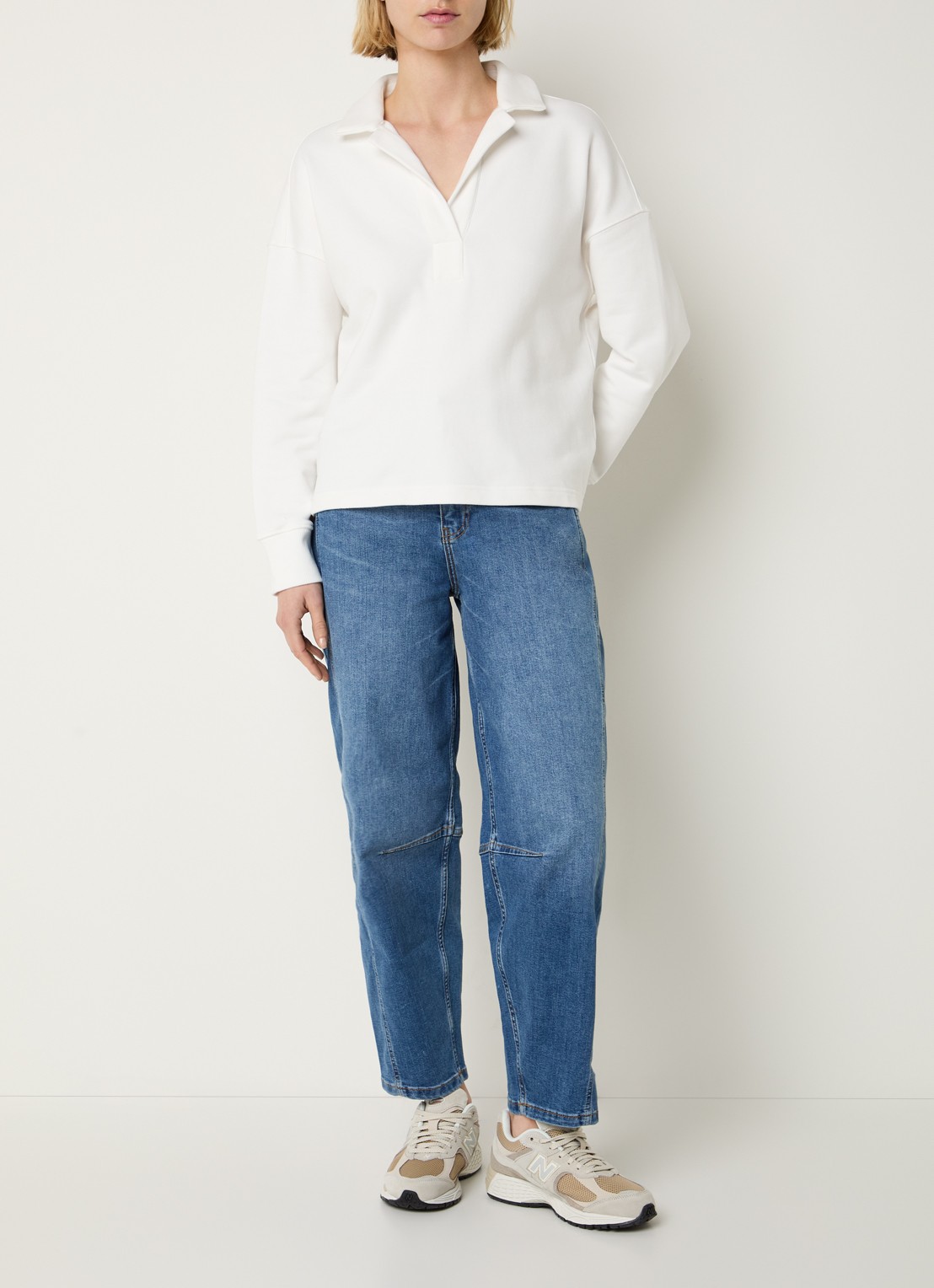 Josephine & Co Bodi sweater met polokraag - voorkant 2 wit