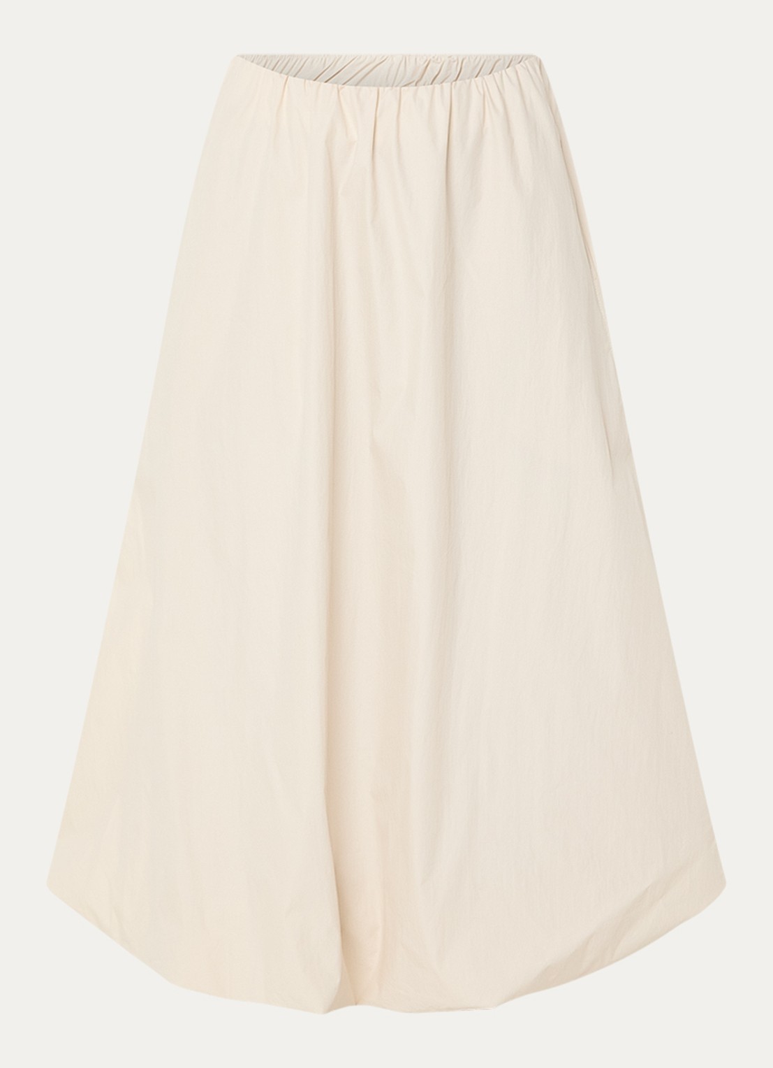 Josephine & Co Bonnie midi rok met steekzakken - voorkant 2 beige