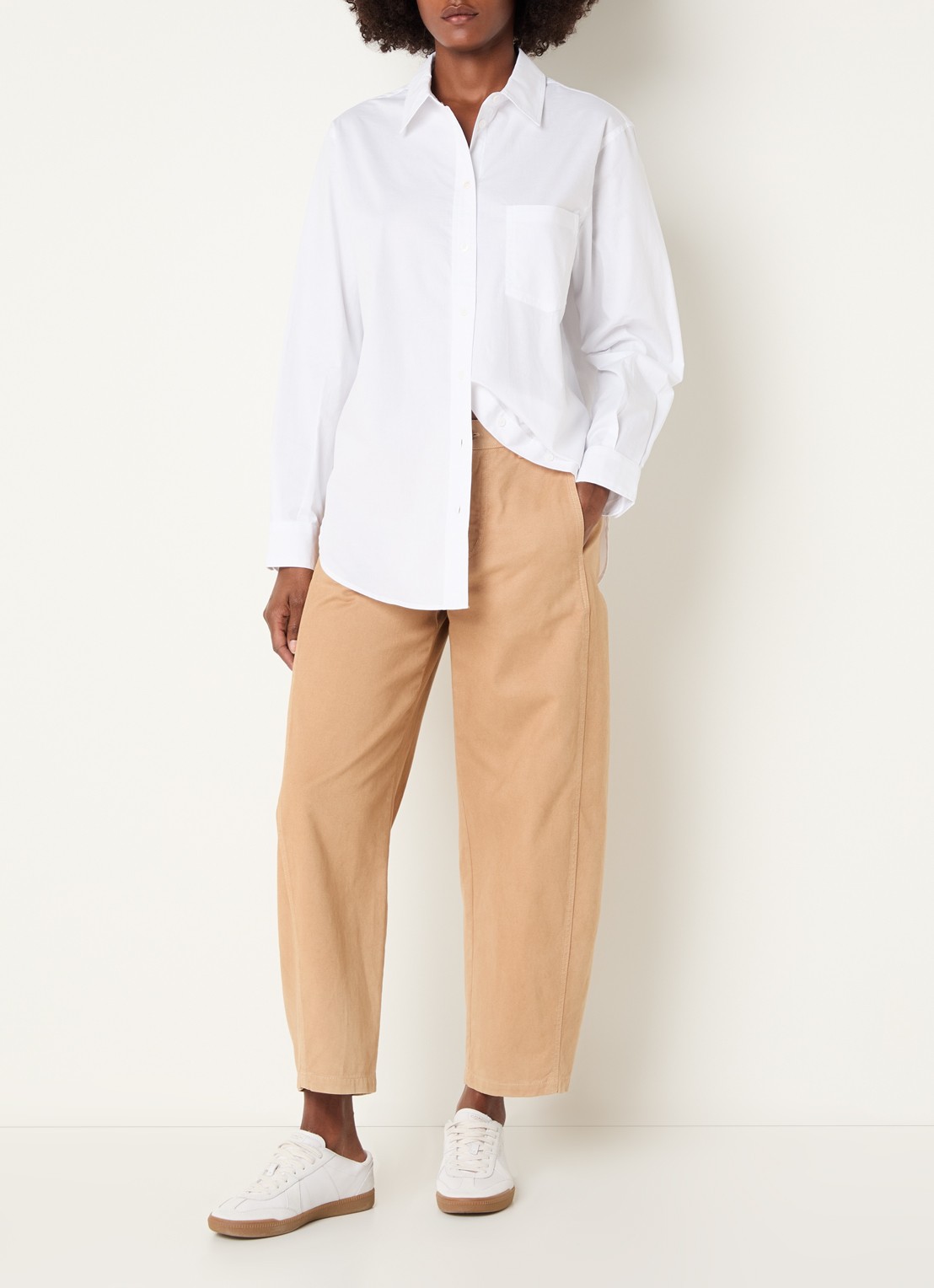 Josephine & Co Casa blouse met borstzak - voorkant 2 wit