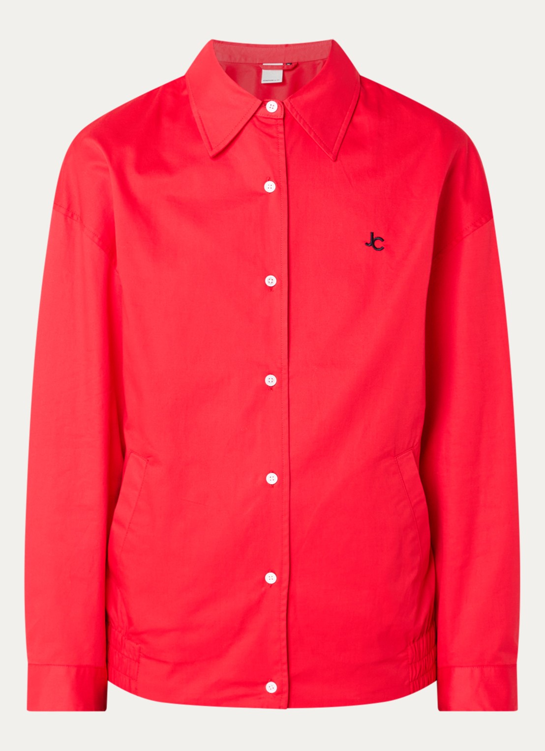 Josephine & Co Cleo overshirt met steekzakken - voorkant 3 rood