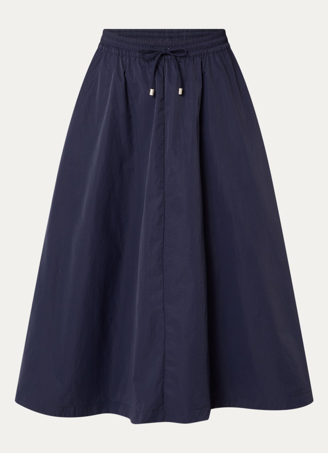 Josephine & Co Cullen midi rok met trekkoord - voorkant 3 donkerblauw