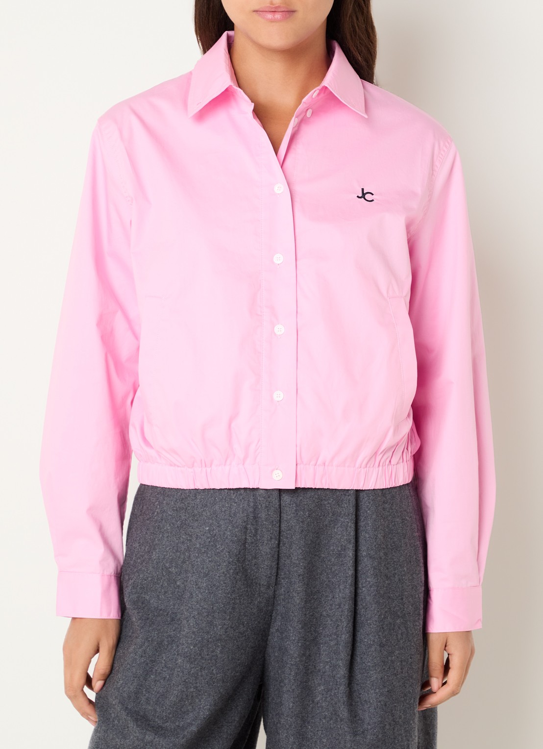 Josephine & Co Jack met logo en steekzakken - detail 3 roze
