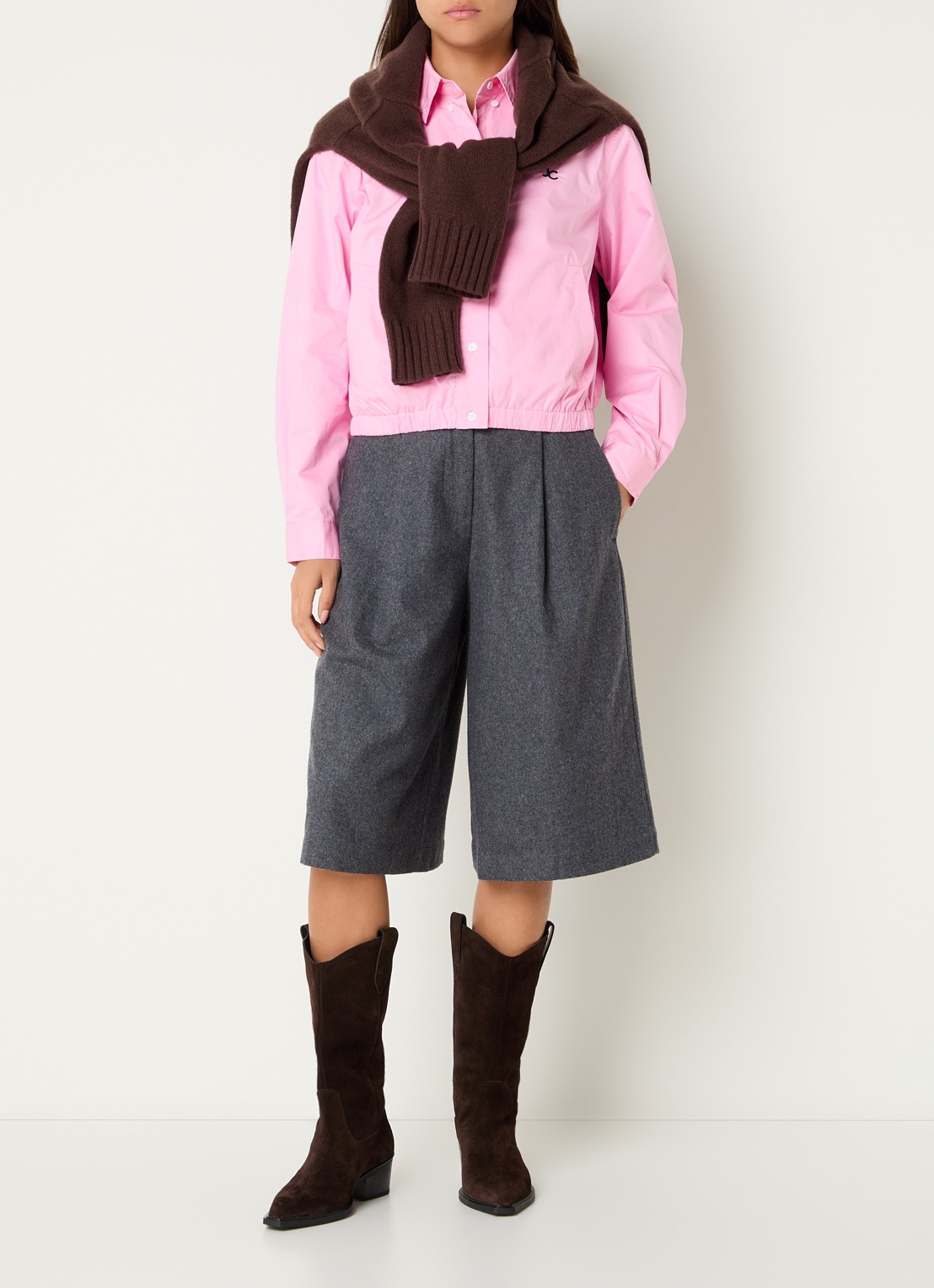 Josephine & Co Jack met logo en steekzakken - voorkant 2 roze