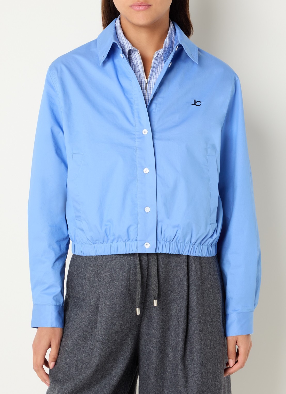 Josephine & Co Jack met logo en steekzakken - detail 3 blauw