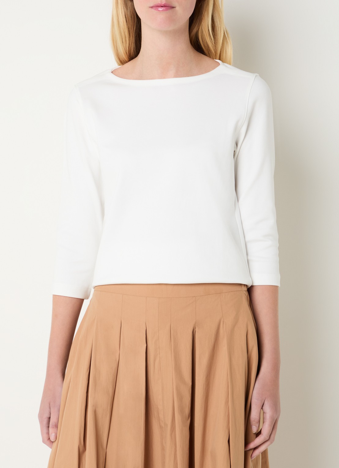 Josephine & Co Jort longsleeve met boothals - detail 4 wit