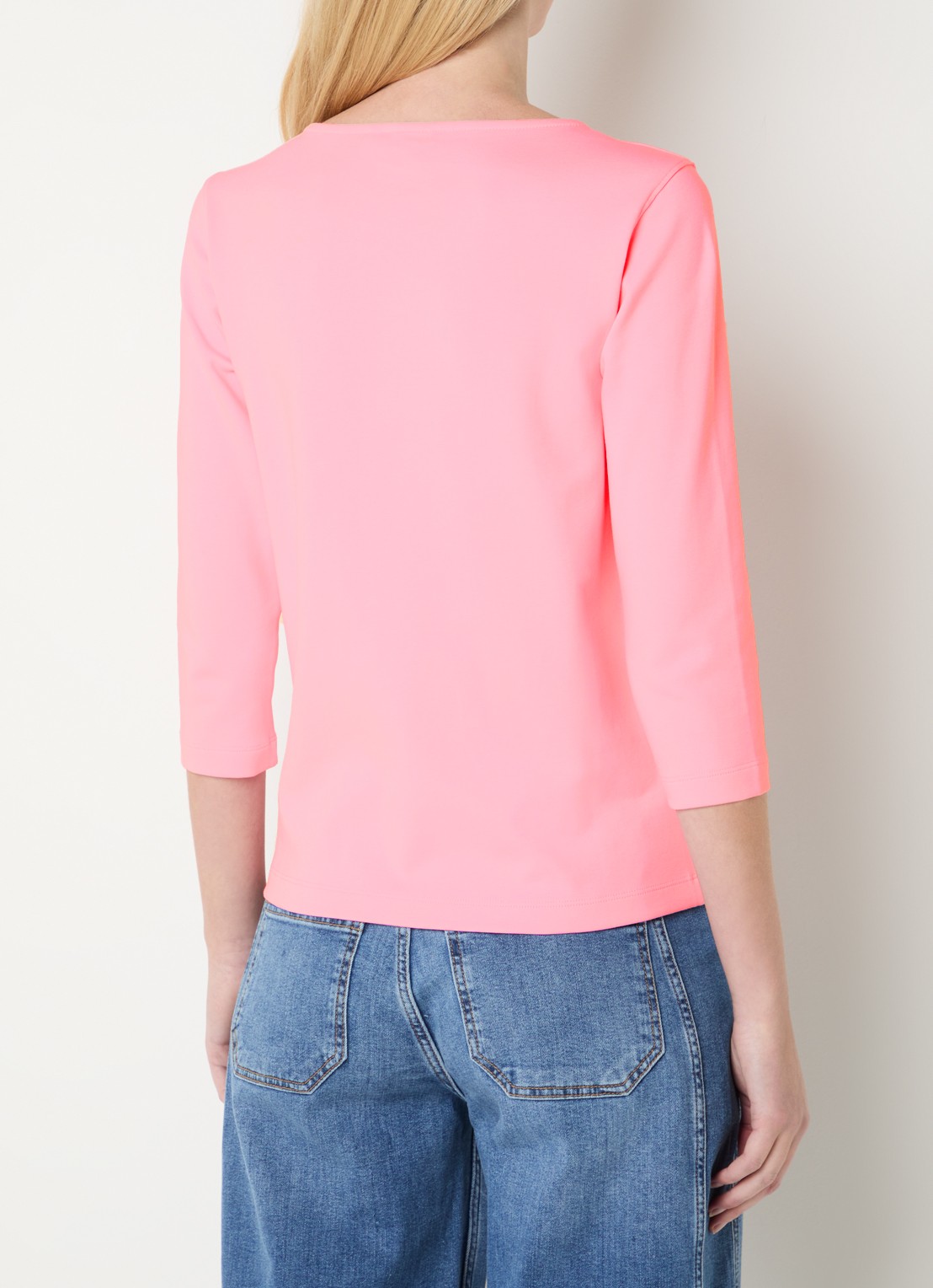 Josephine & Co Jort longsleeve met boothals - achterkant 4 roze