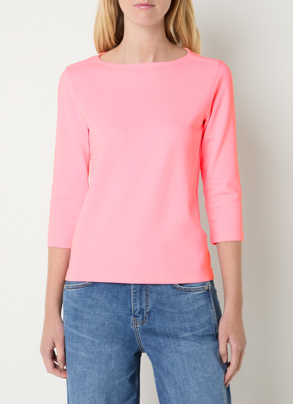 Josephine & Co Jort longsleeve met boothals - detail 3 roze