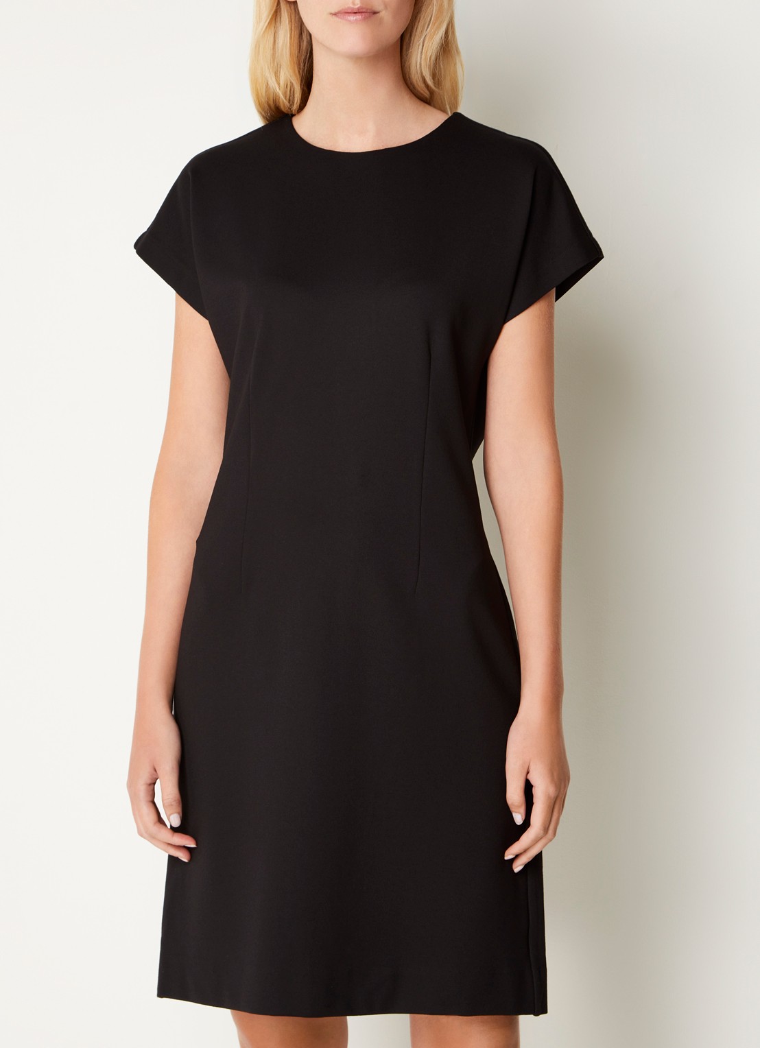 Josephine & Co Peggy mini jurk van jersey met ritsdetail - detail 4 zwart