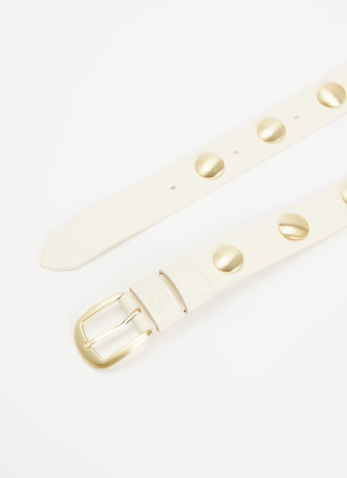 JOSH V Amina riem met studs - detail 2 ivoor