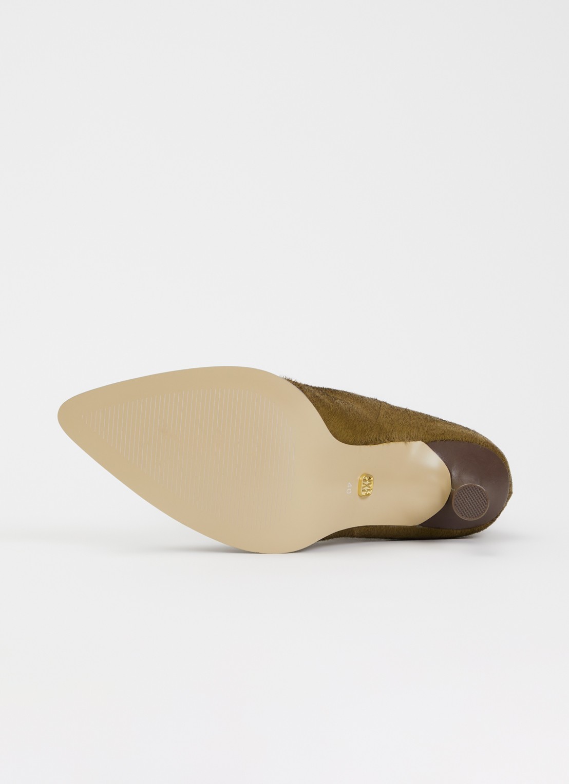 JOSH V Aurelia enkellaars van leer  - detail 6 donkerkhaki