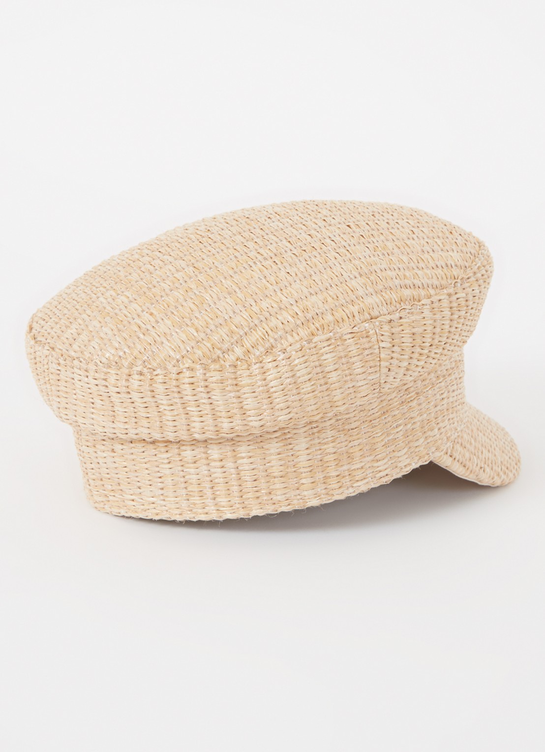 JOSH V Baker Boy pet van raffia - detail beige