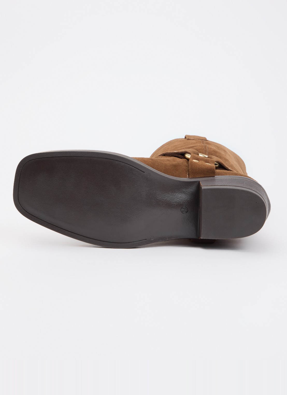 JOSH V Liliane laars met logo - detail 3 cognac