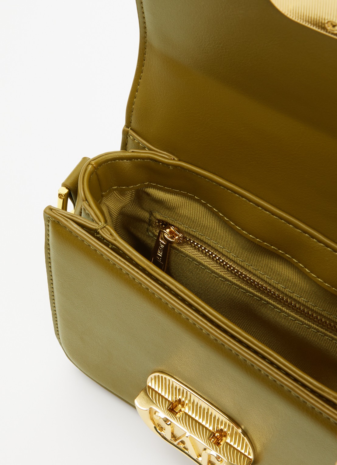 JOSH V Noé crossbodytas met logo  - detail 2 mosgroen
