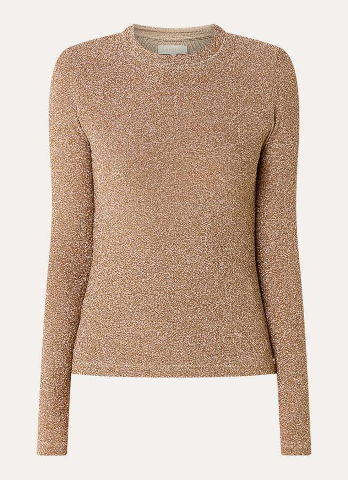 JOSH V Palmer top met lurex - voorkant goud