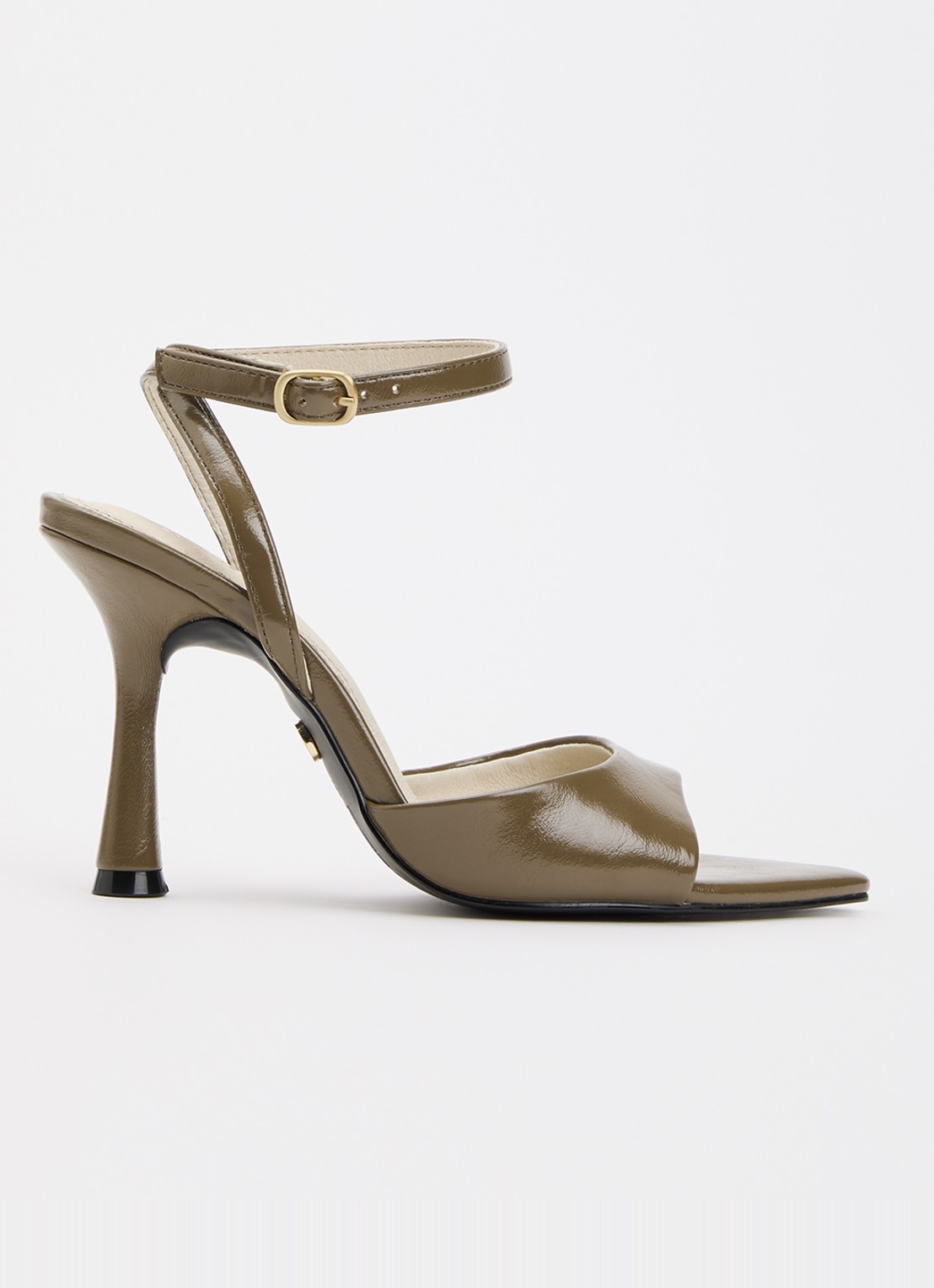 JOSH V Riley sandalette - voorkant bronsgroen