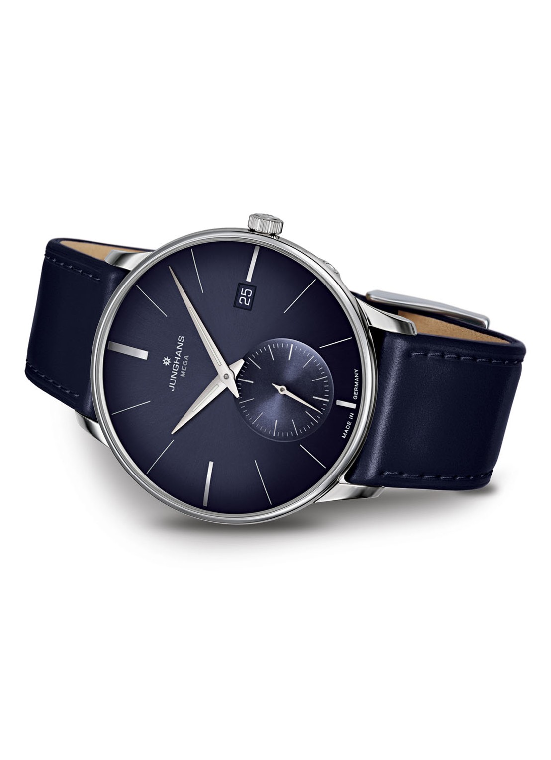 Junghans Meister Small Second horloge 058/4901.00 - detail zilver