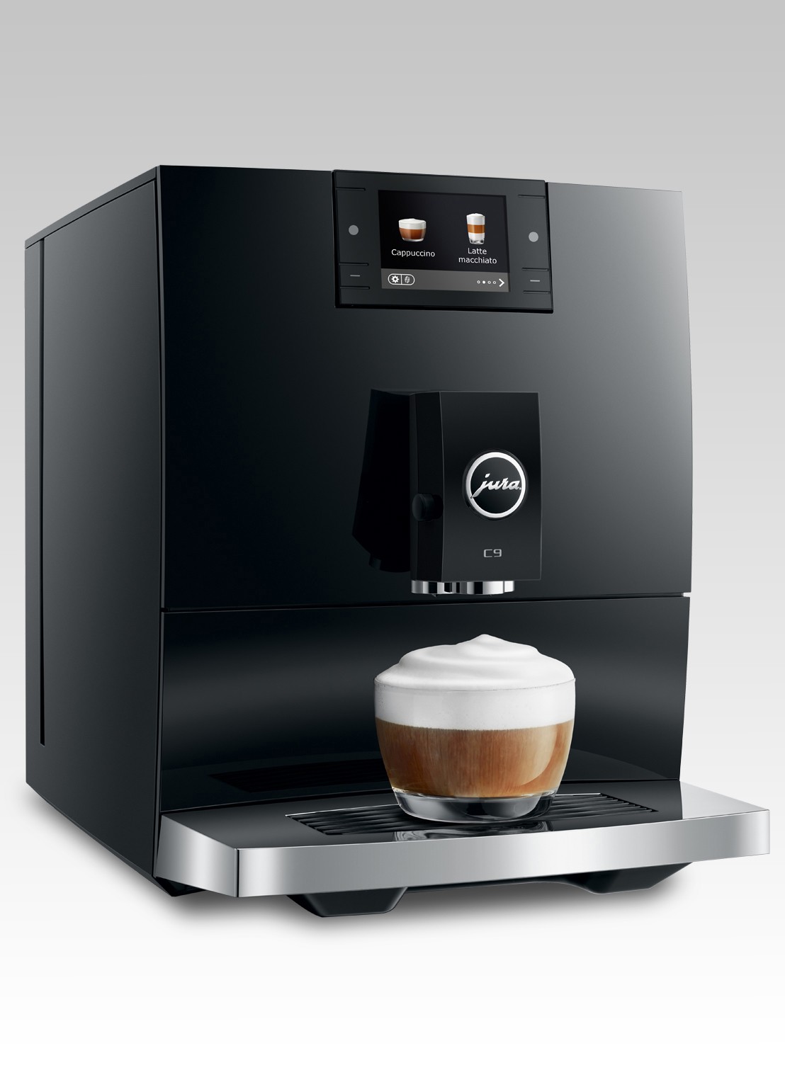 JURA C9 Piano Black (EA) volautomatische koffiemachine - detail 4 zwart