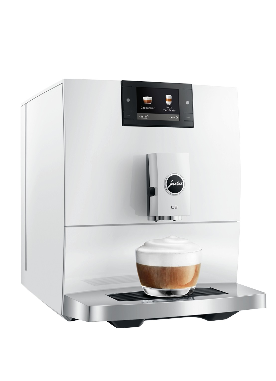 JURA C9 Piano white (EA) volautomatische koffiemachine - detail 2 wit
