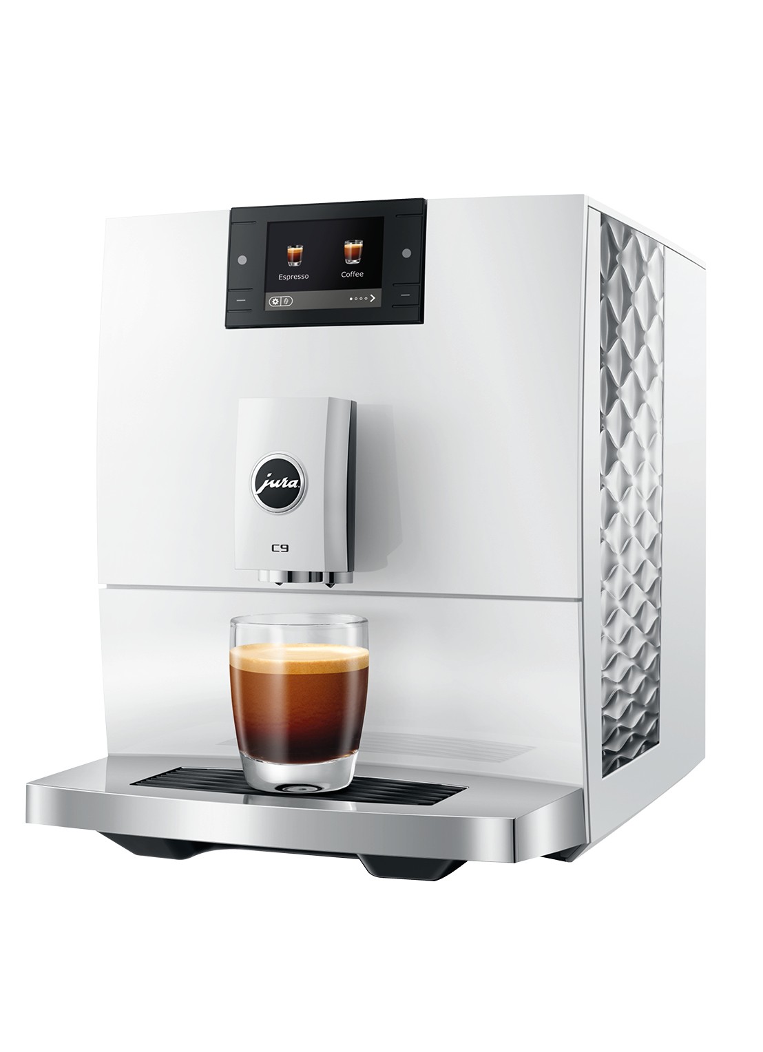 JURA C9 Piano white (EA) volautomatische koffiemachine - detail 3 wit