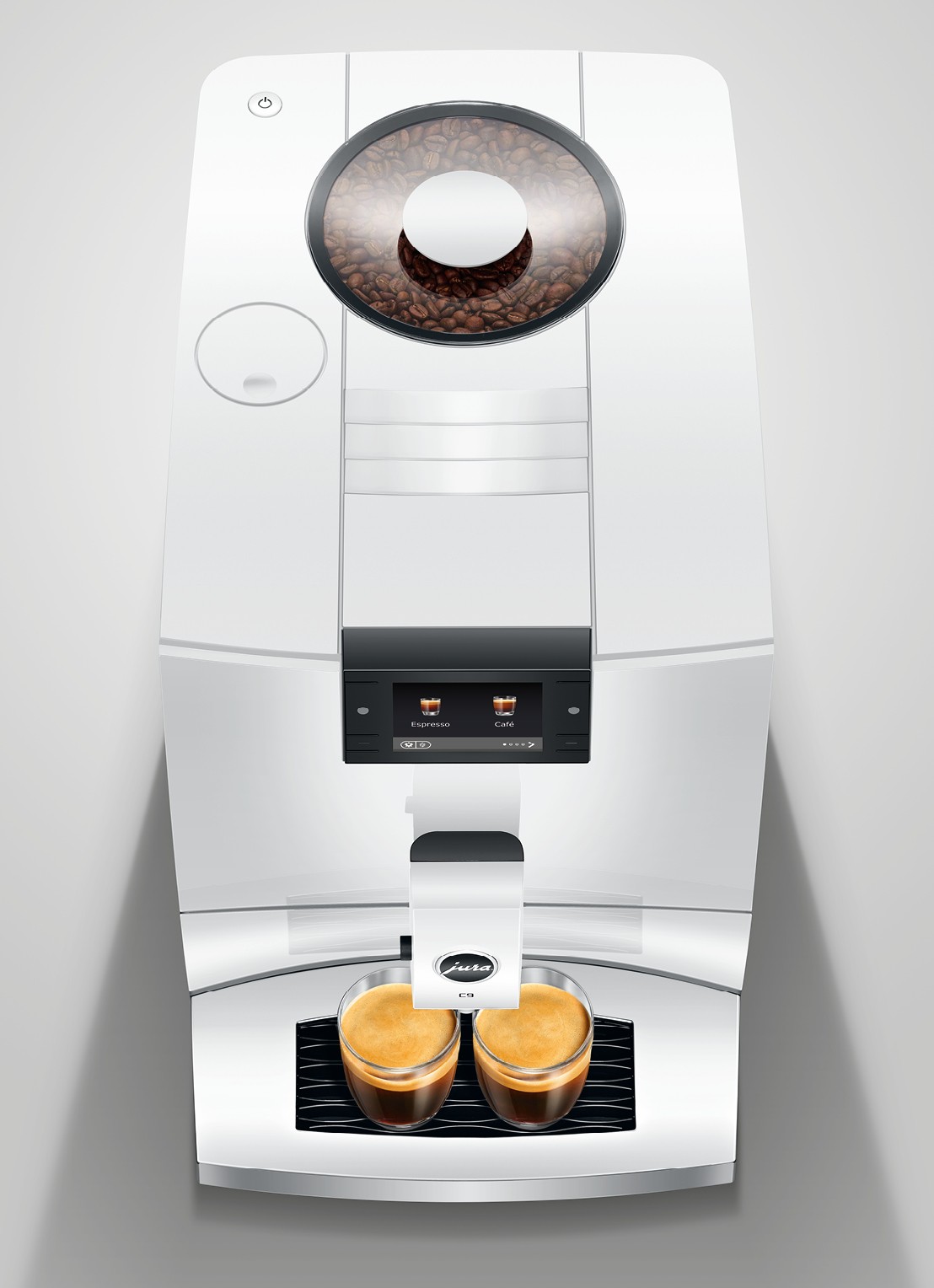 JURA C9 Piano white (EA) volautomatische koffiemachine - detail 5 wit