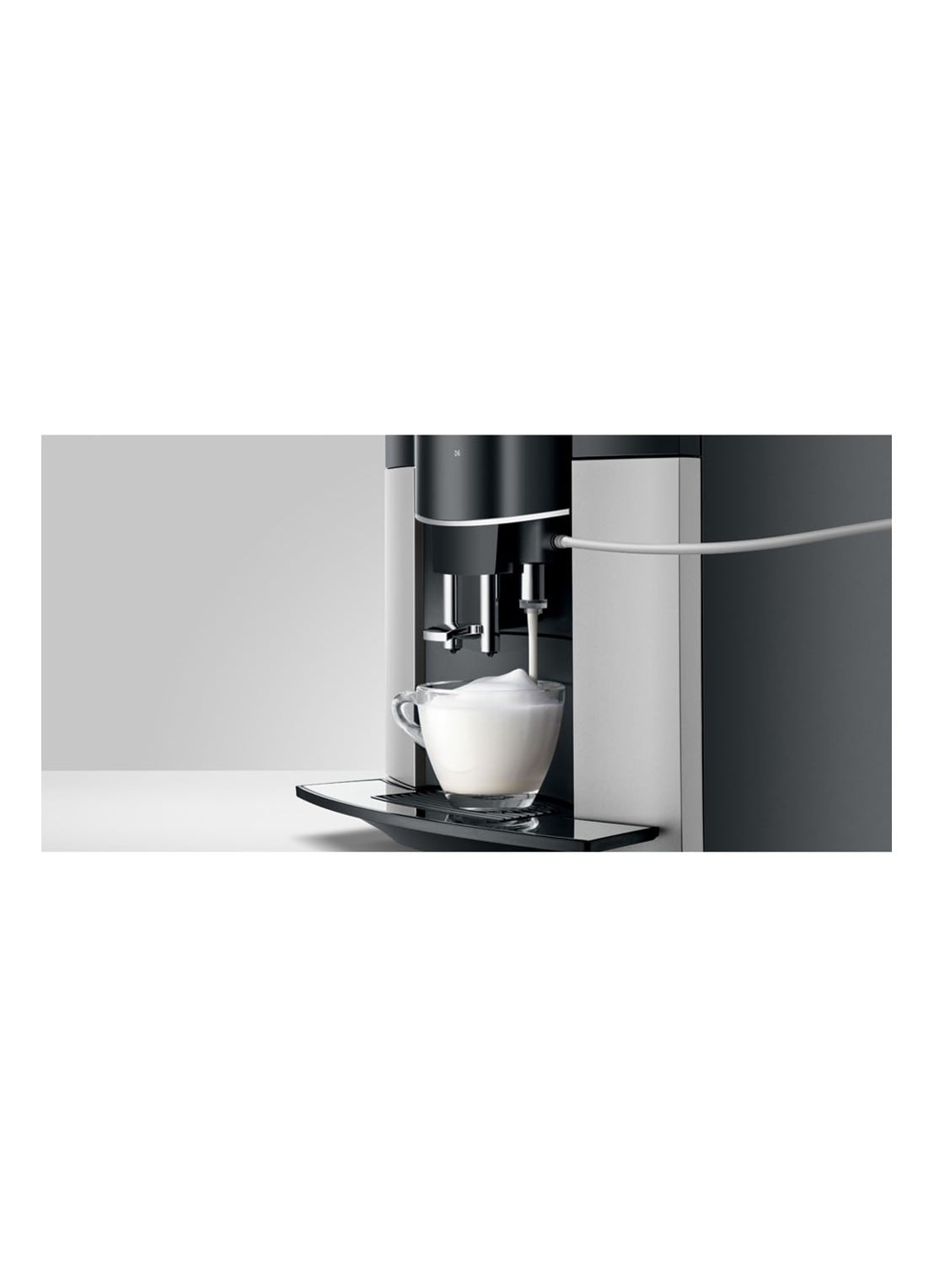 JURA D6 Platina koffiemachine - detail 2 grijs