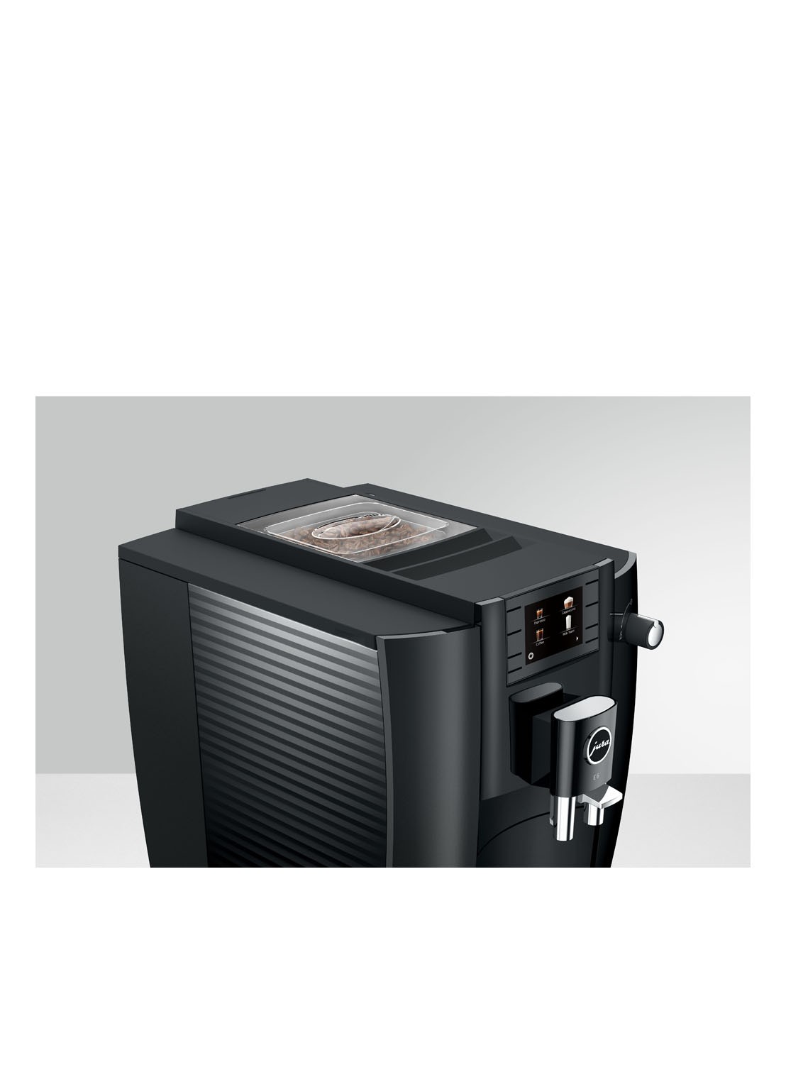 JURA E6 Piano Black EC volautomatische espressomachine - detail 5 zwart