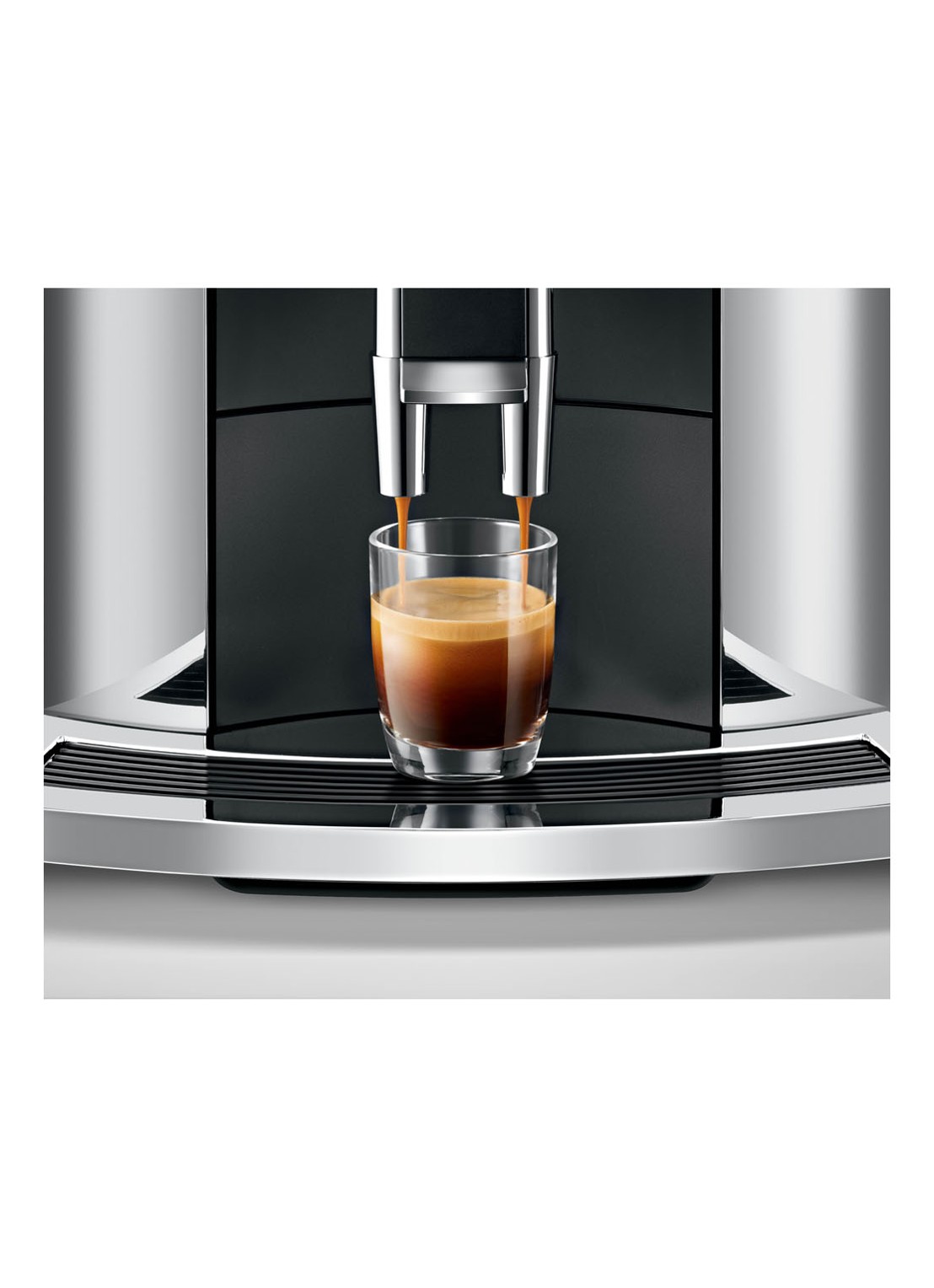 JURA E8 espressomachine 15235 - detail 3 zilver