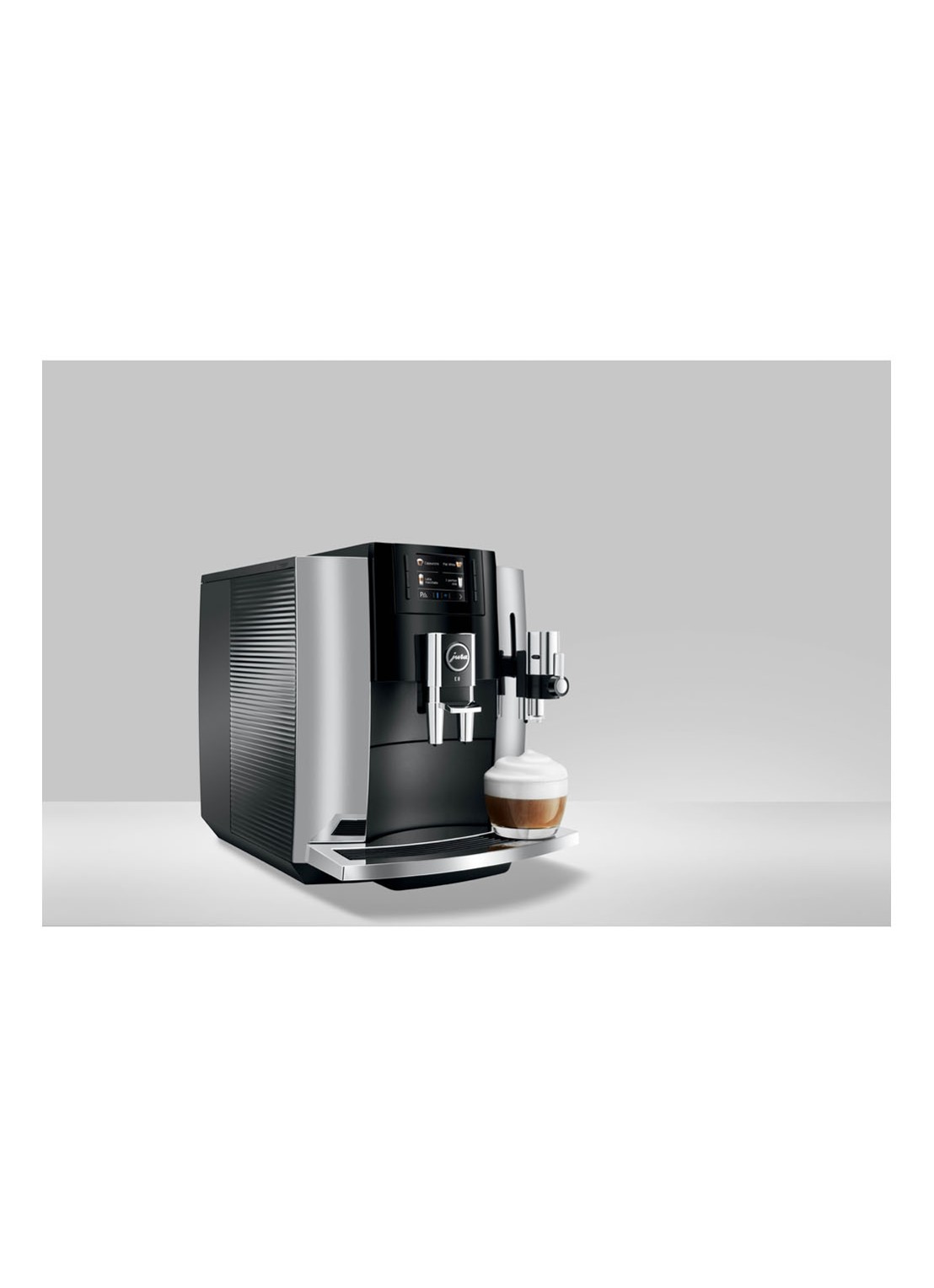 JURA E8 espressomachine 15235 - detail 5 zilver