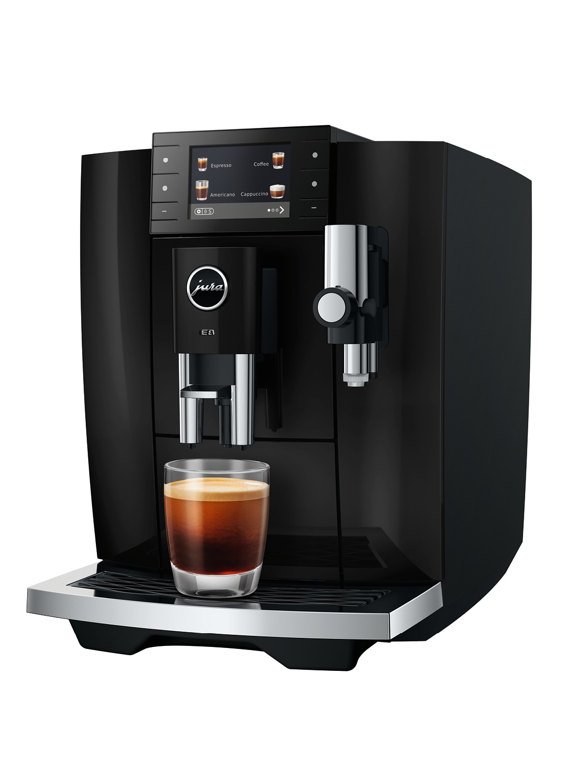 JURA E8 Piano Black (ED) volautomatische koffiemachine - detail 5 zwart