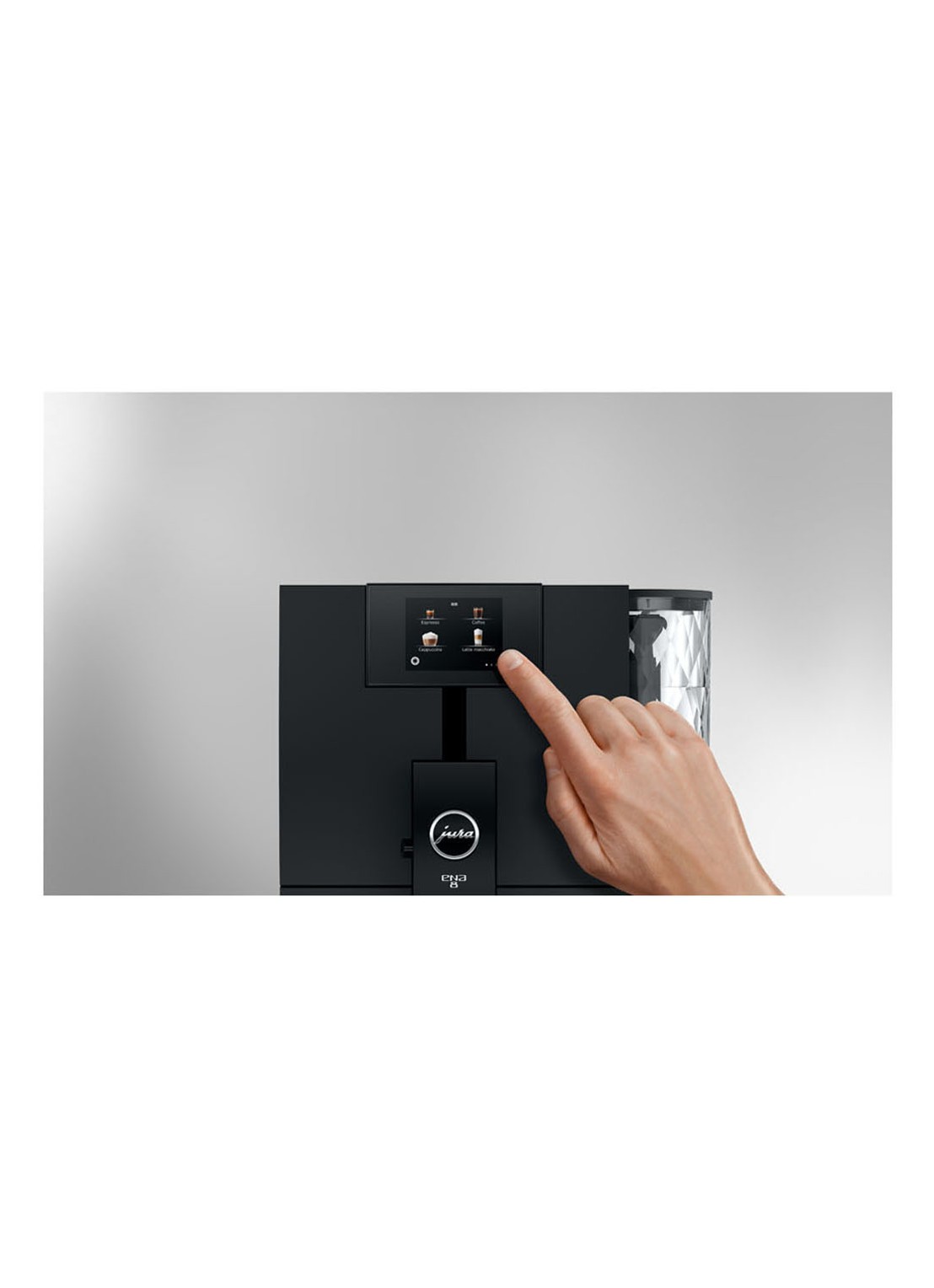 JURA ENA 8 Touch Metropolitan Black (EC) volautomatische koffiemachine  - detail 4 zwart