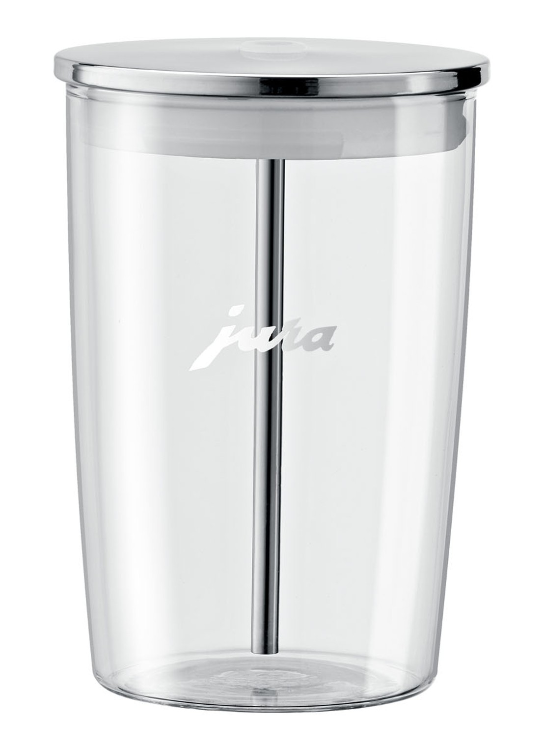 JURA Glazen melkhouder 0,5 liter - voorkant 2 wit