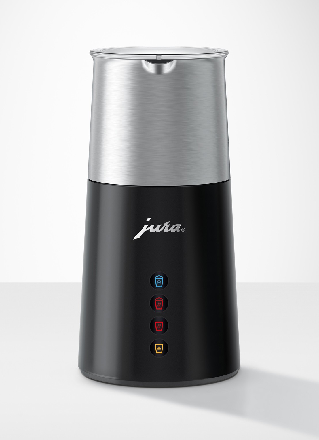 JURA Hot & Cold melkopschuimer - voorkant zwart