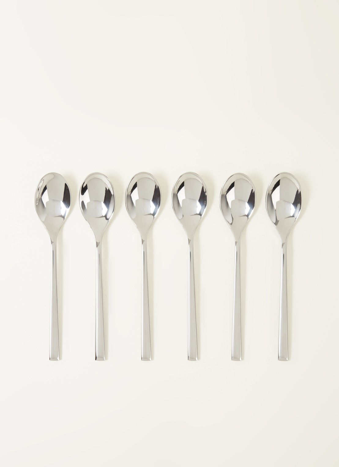 JURA Koffielepel 6-delig - voorkant 2 zilver