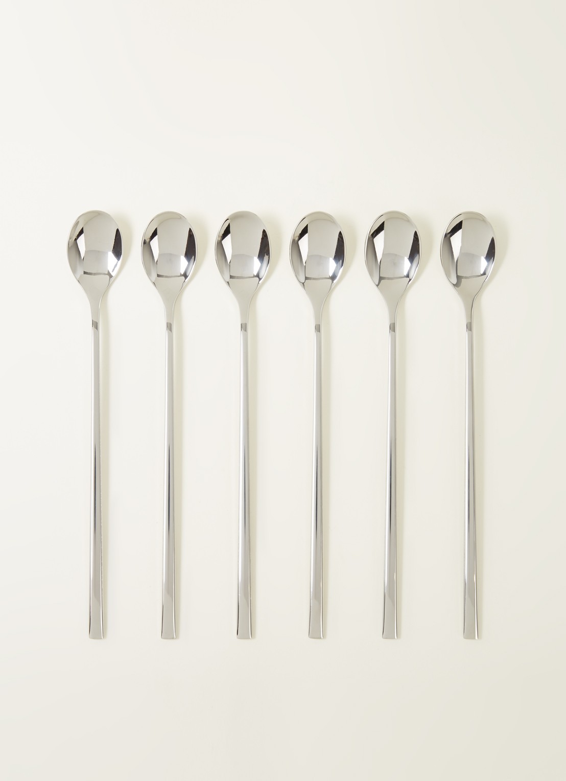JURA Latte Macchiato lepel 6-delig - voorkant 2 zilver
