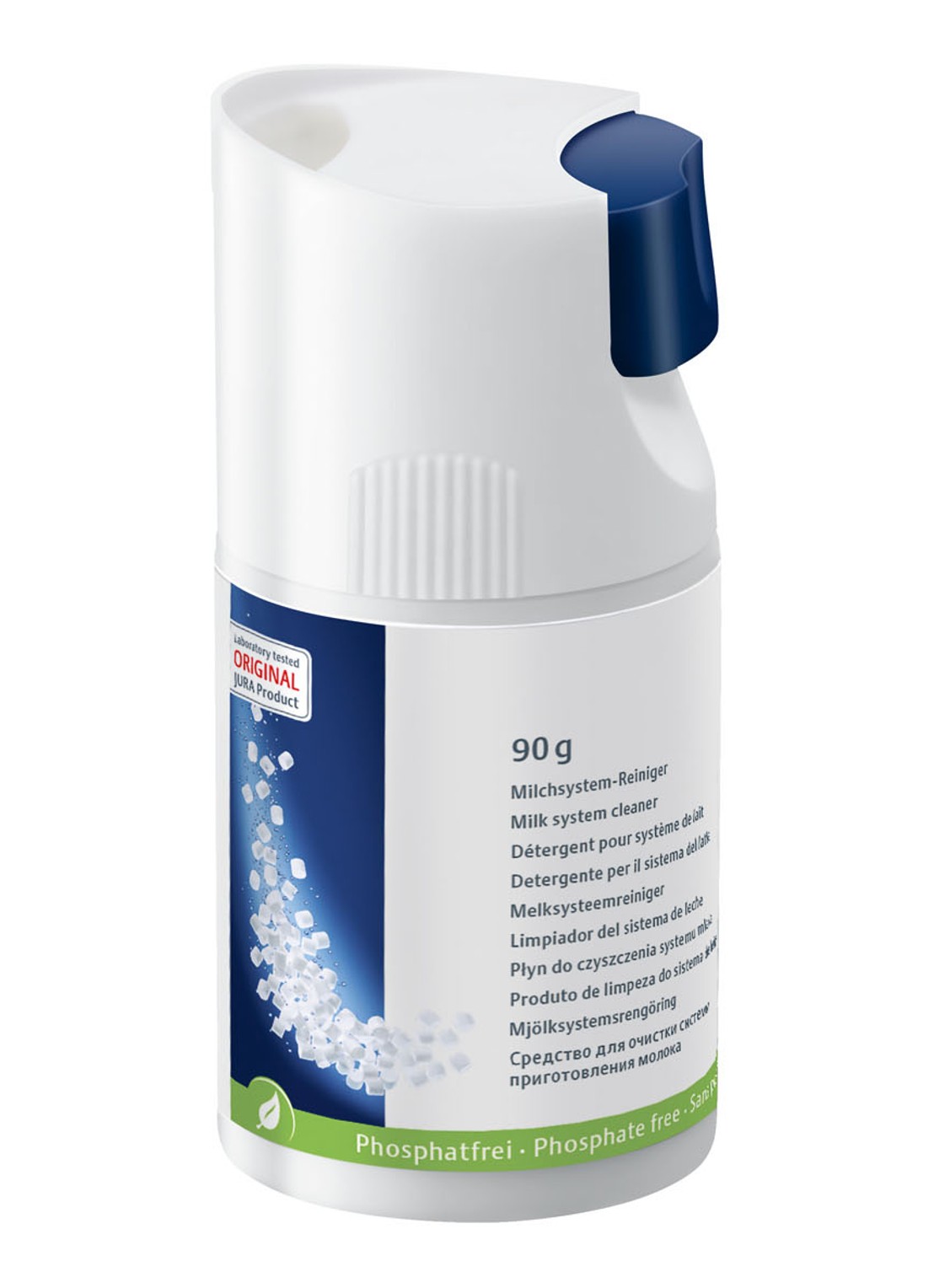JURA Melksysteemreiniger mini tabletten 90 gram - voorkant wit