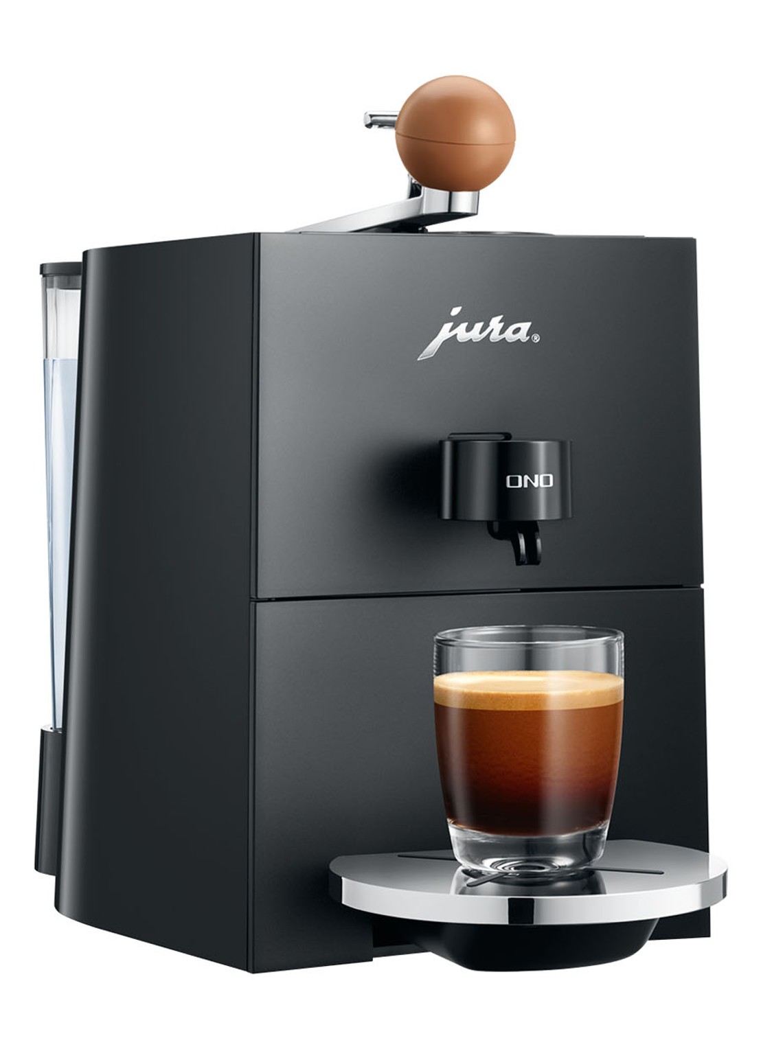 JURA ONO Coffee Black EA koffiemachine - detail zwart
