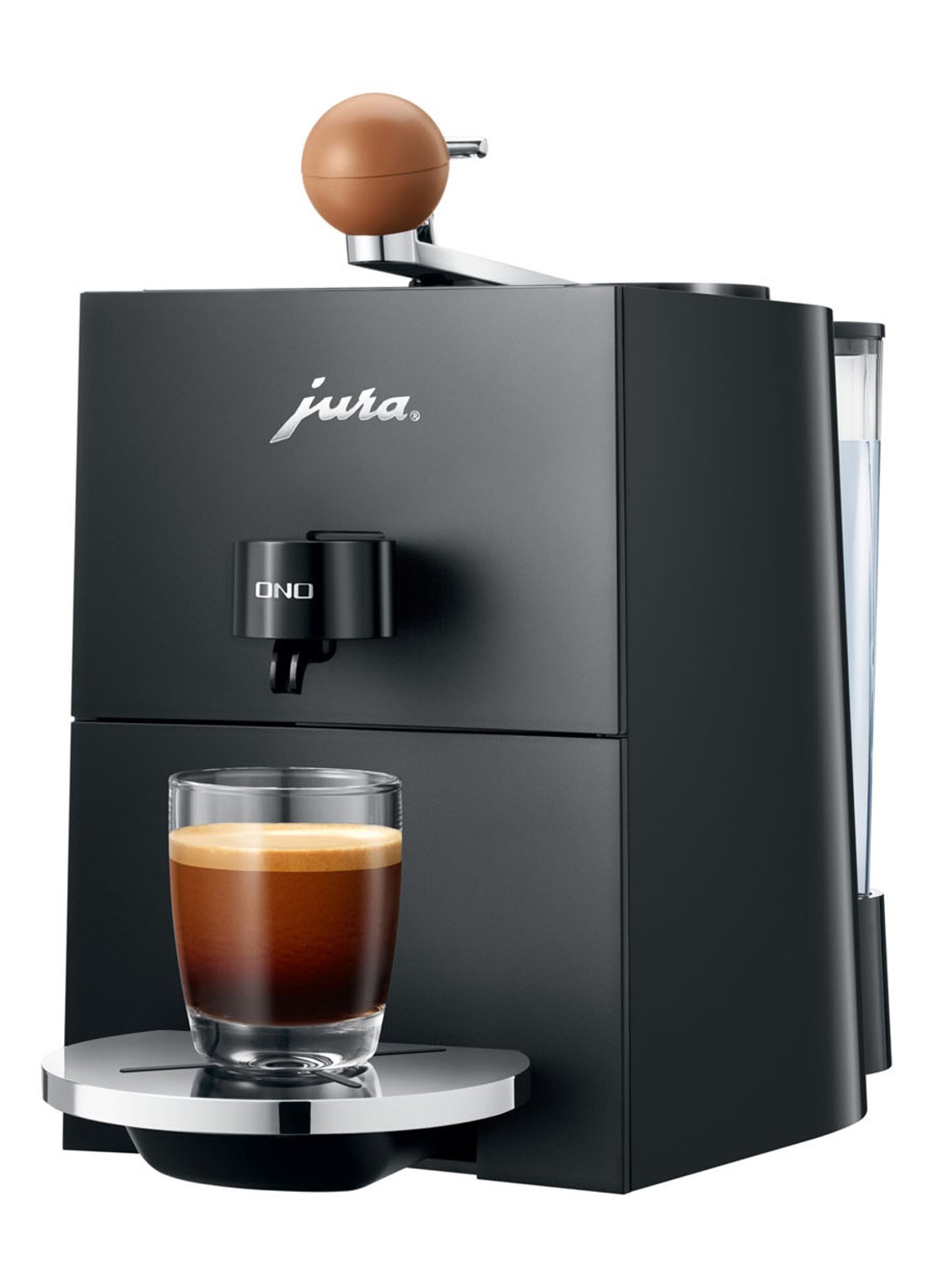 JURA ONO Coffee Black EA koffiemachine - voorkant 6 zwart