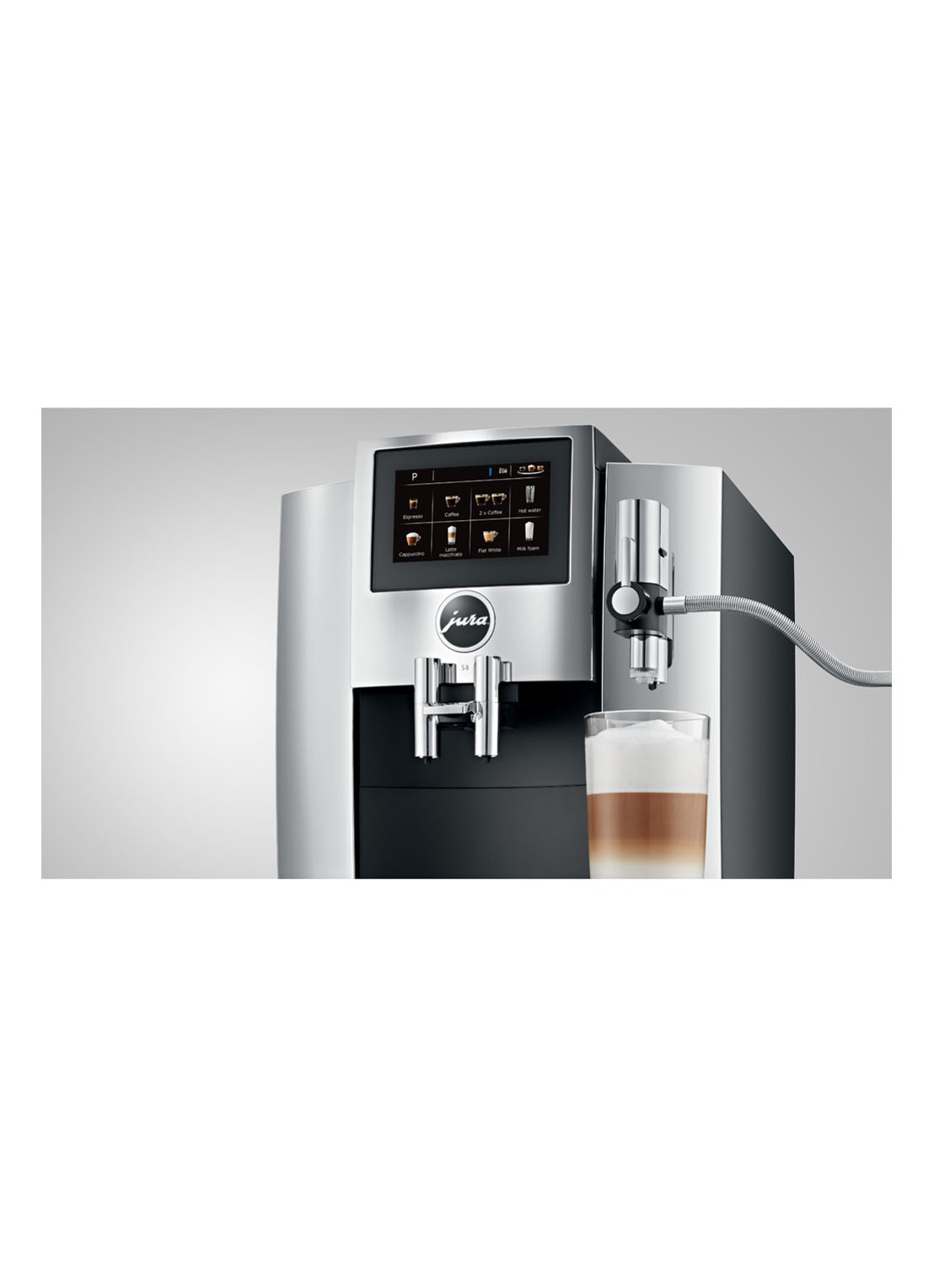 JURA S8 Chroom (EA) koffiemachine - detail 2 metallic