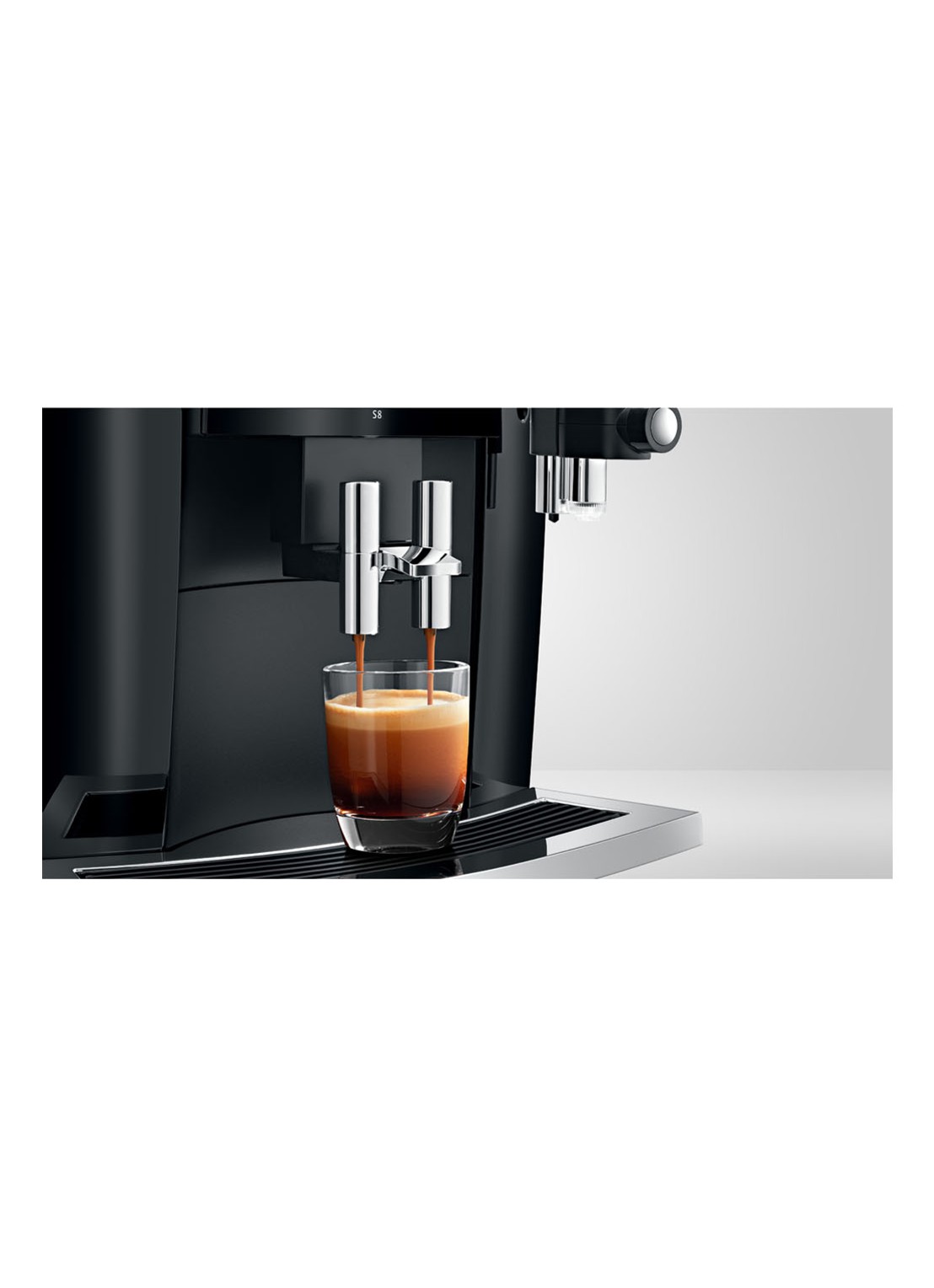 JURA S8 Piano Black (EA) koffiemachine - detail 4 zwart